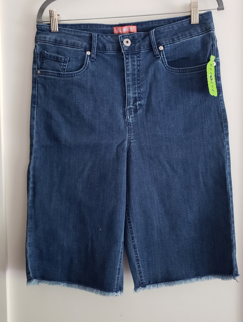 All Worthy Jean Shorts, Size 10, Not Used
